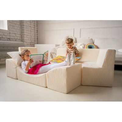 Soft Foam Furniture Set: 2xChair+Sofa+Coach for Kids, Children,Comfy, Relax,Play, corduroy fabric Soft Foam Furniture Set: 2xChair+Sofa+Coach for Kids, Children,Comfy, Relax,Play, corduroy fabric